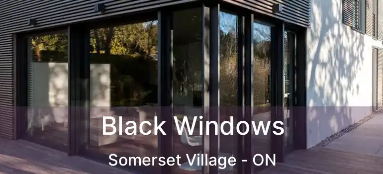  Black Windows Somerset Village - ON