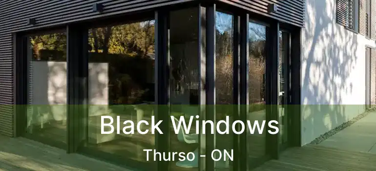 Black Windows Thurso - ON