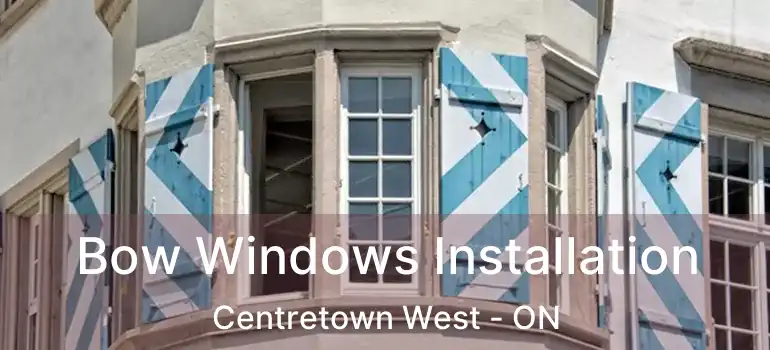 Bow Windows Installation Centretown West - ON