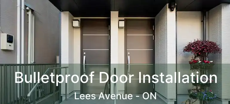  Bulletproof Door Installation Lees Avenue - ON