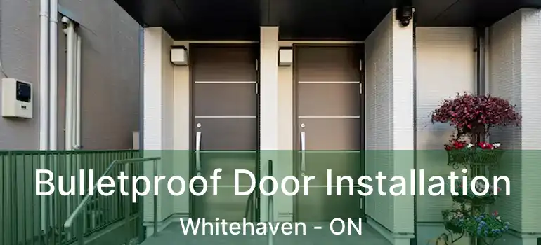  Bulletproof Door Installation Whitehaven - ON