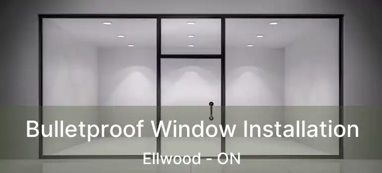  Bulletproof Window Installation Ellwood - ON