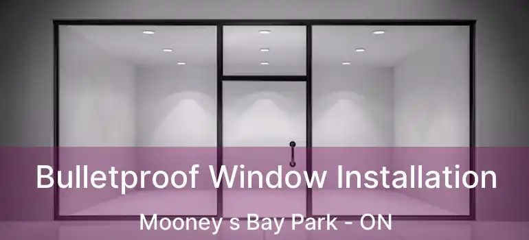  Bulletproof Window Installation Mooney s Bay Park - ON