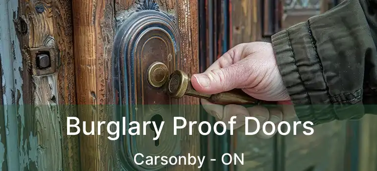 Burglary Proof Doors Carsonby - ON
