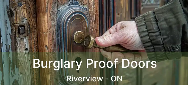 Burglary Proof Doors Riverview - ON