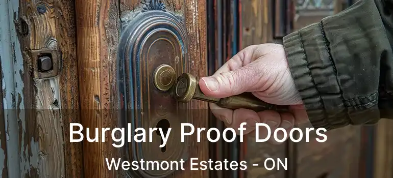  Burglary Proof Doors Westmont Estates - ON