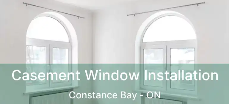  Casement Window Installation Constance Bay - ON