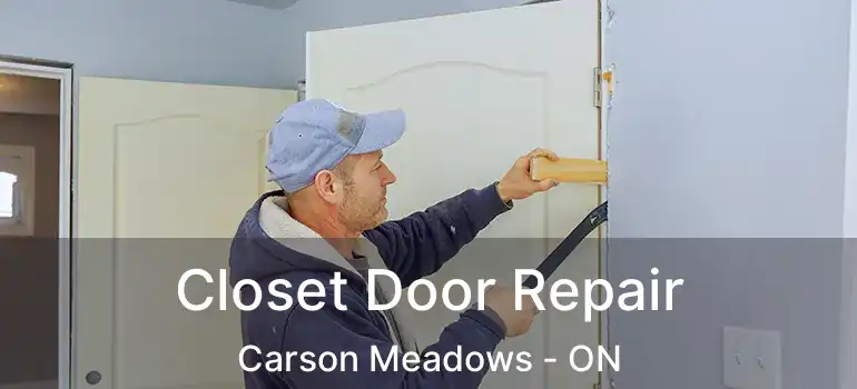 Closet Door Repair Carson Meadows - ON