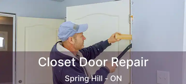 Closet Door Repair Spring Hill - ON