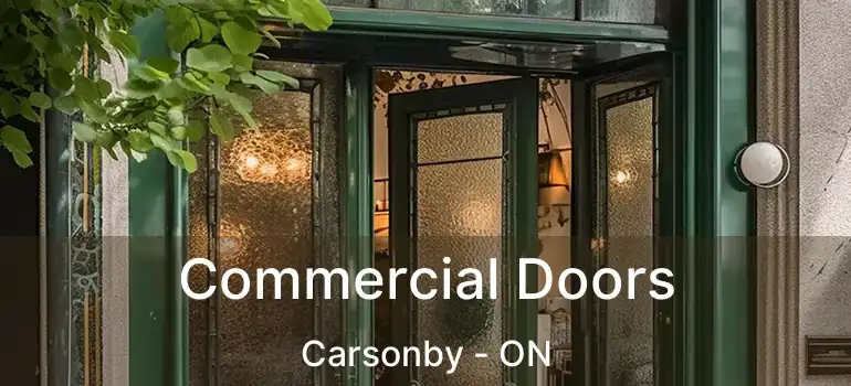 Commercial Doors Carsonby - ON