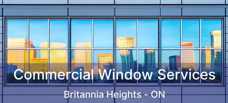 Commercial Window Services Britannia Heights - ON