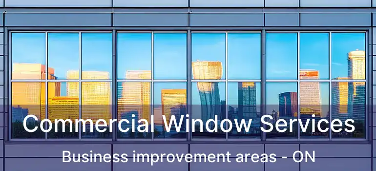 Commercial Window Services Business improvement areas - ON