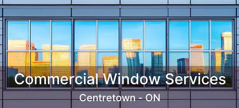 Commercial Window Services Centretown - ON