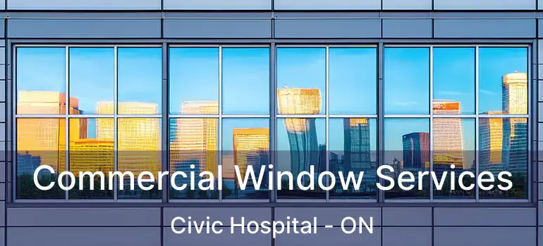 Commercial Window Services Civic Hospital - ON