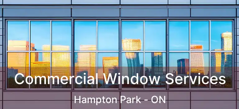 Commercial Window Services Hampton Park - ON