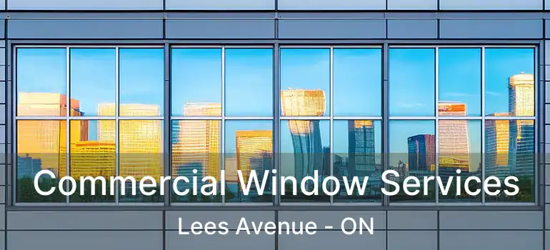  Commercial Window Services Lees Avenue - ON