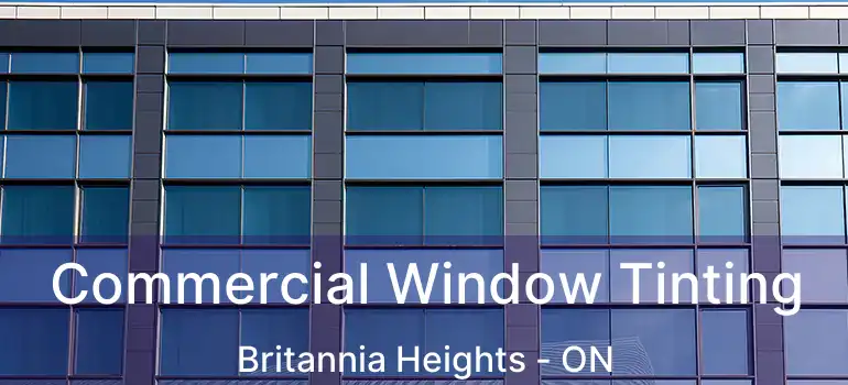 Commercial Window Tinting Britannia Heights - ON