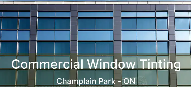 Commercial Window Tinting Champlain Park - ON