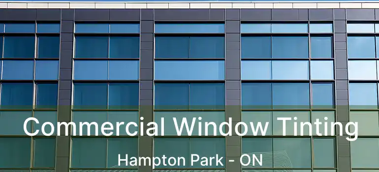  Commercial Window Tinting Hampton Park - ON