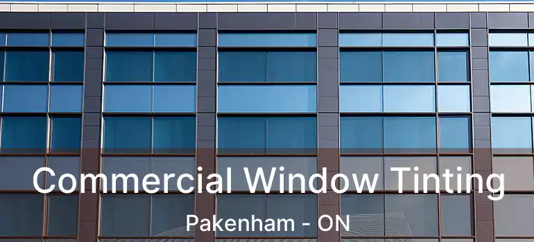  Commercial Window Tinting Pakenham - ON