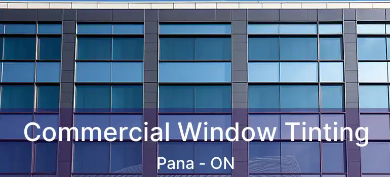  Commercial Window Tinting Pana - ON