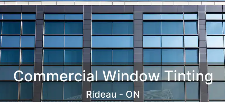  Commercial Window Tinting Rideau - ON