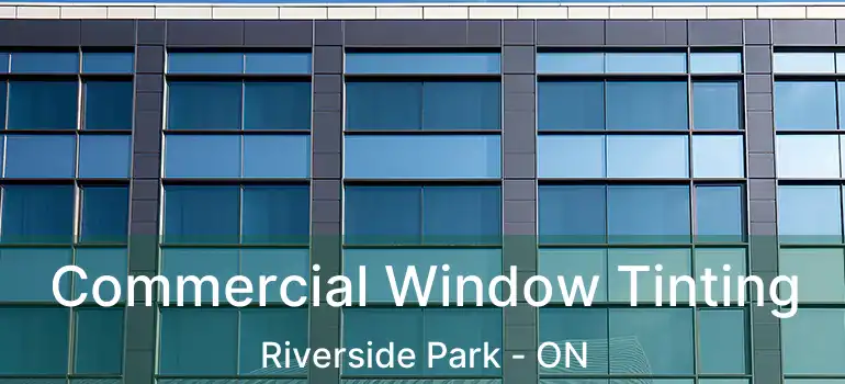  Commercial Window Tinting Riverside Park - ON