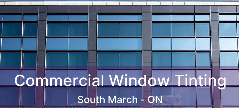  Commercial Window Tinting South March - ON