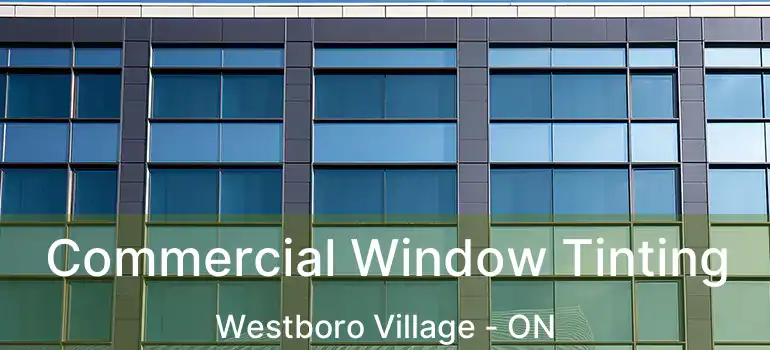  Commercial Window Tinting Westboro Village - ON