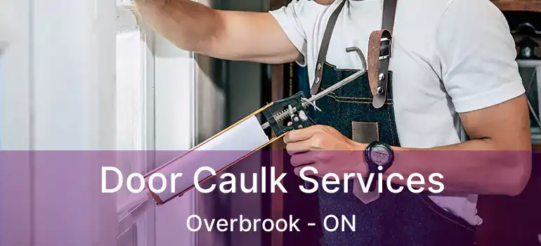  Door Caulk Services Overbrook - ON