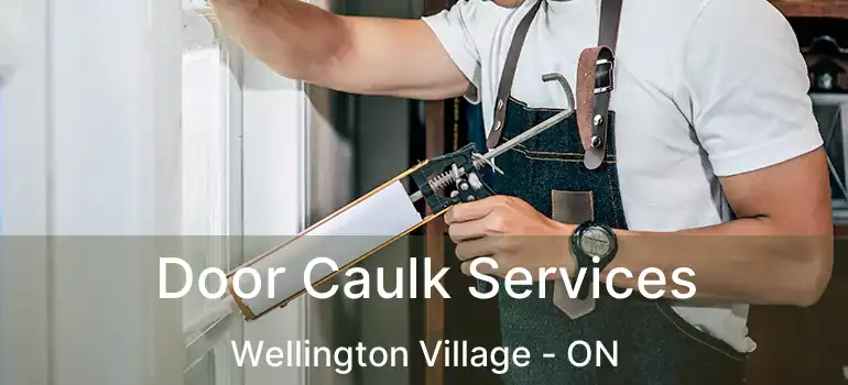 Door Caulk Services Wellington Village - ON