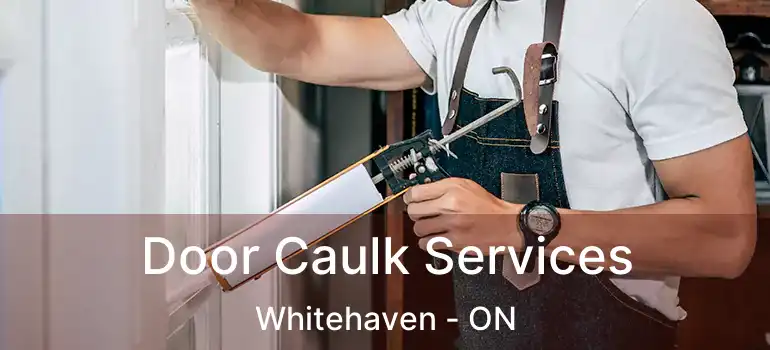 Door Caulk Services Whitehaven - ON