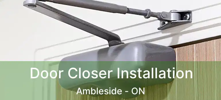 Door Closer Installation Ambleside - ON