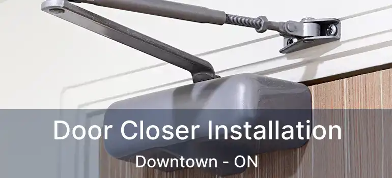 Door Closer Installation Downtown - ON