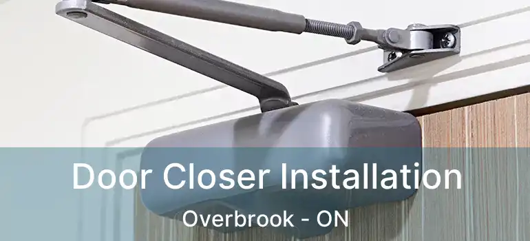 Door Closer Installation Overbrook - ON