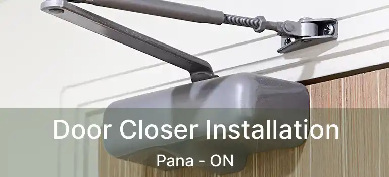 Door Closer Installation Pana - ON