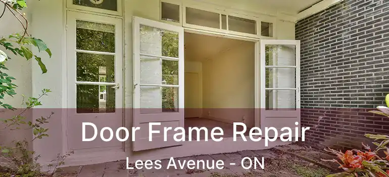 Door Frame Repair Lees Avenue - ON