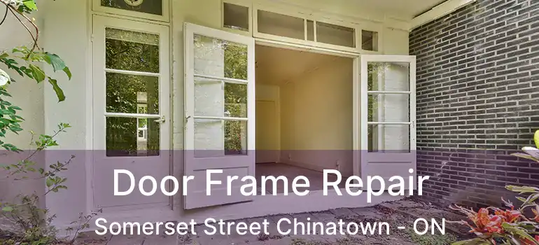  Door Frame Repair Somerset Street Chinatown - ON