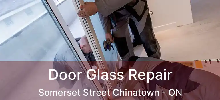 Door Glass Repair Somerset Street Chinatown - ON