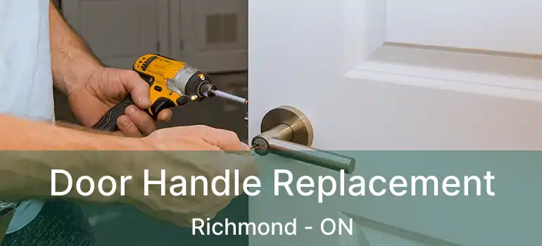 Door Handle Replacement Richmond - ON