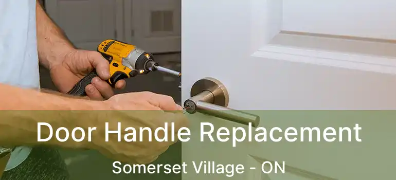 Door Handle Replacement Somerset Village - ON