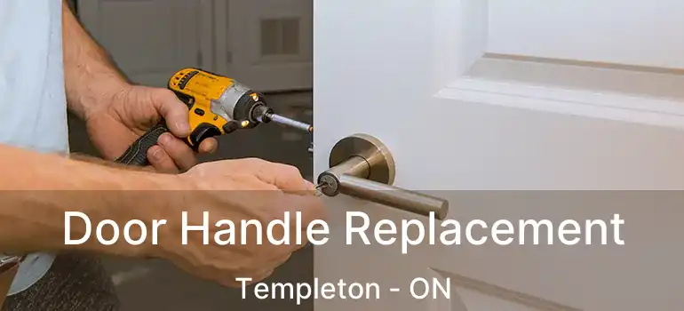 Door Handle Replacement Templeton - ON