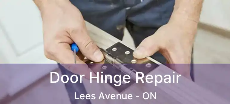  Door Hinge Repair Lees Avenue - ON