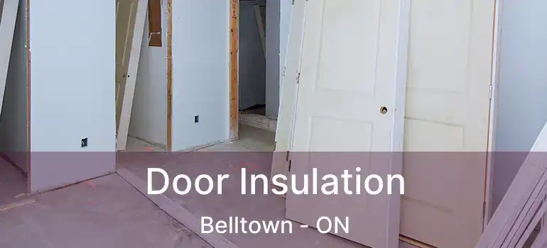  Door Insulation Belltown - ON
