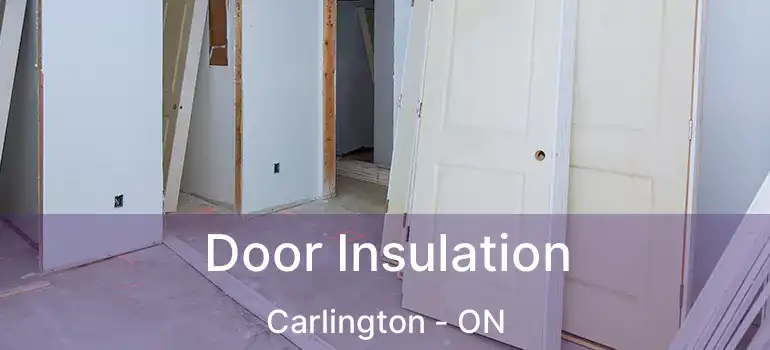  Door Insulation Carlington - ON