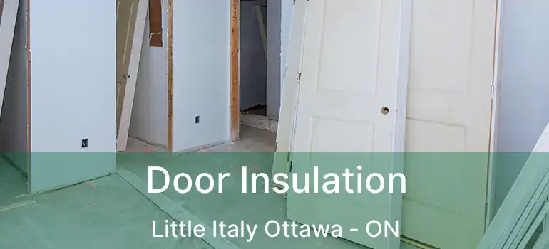  Door Insulation Little Italy Ottawa - ON