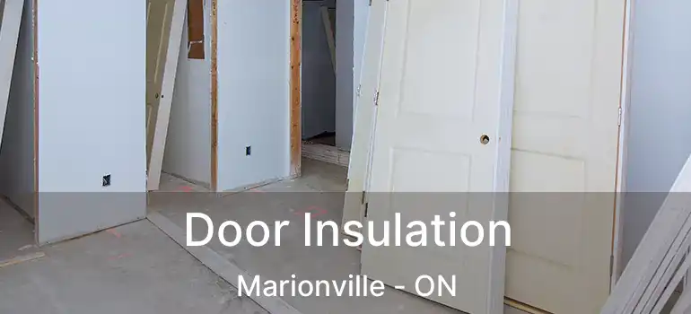 Door Insulation Marionville - ON