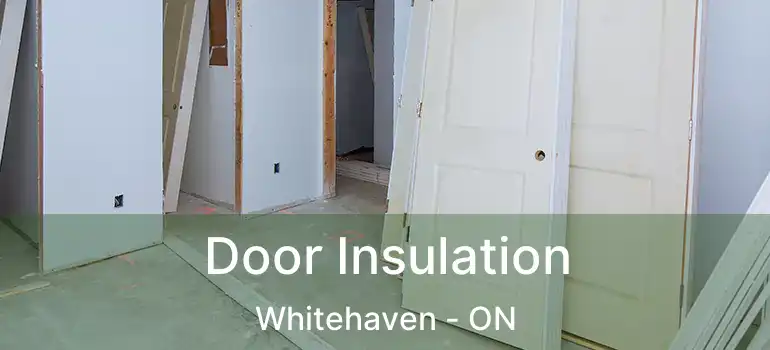  Door Insulation Whitehaven - ON