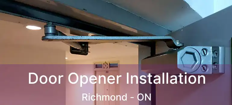  Door Opener Installation Richmond - ON