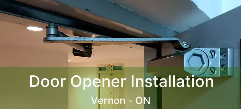  Door Opener Installation Vernon - ON